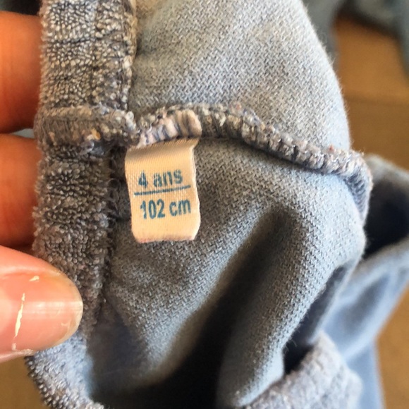 Petit Bateau Matching Pants and Shirt - Size 4 Years - Picture 5 of 5